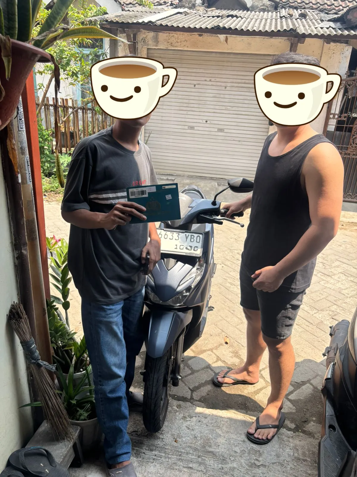 Dokumentasi customer Honda Beat Deluxe Keyless 2025 bekas Tangerang Kota
