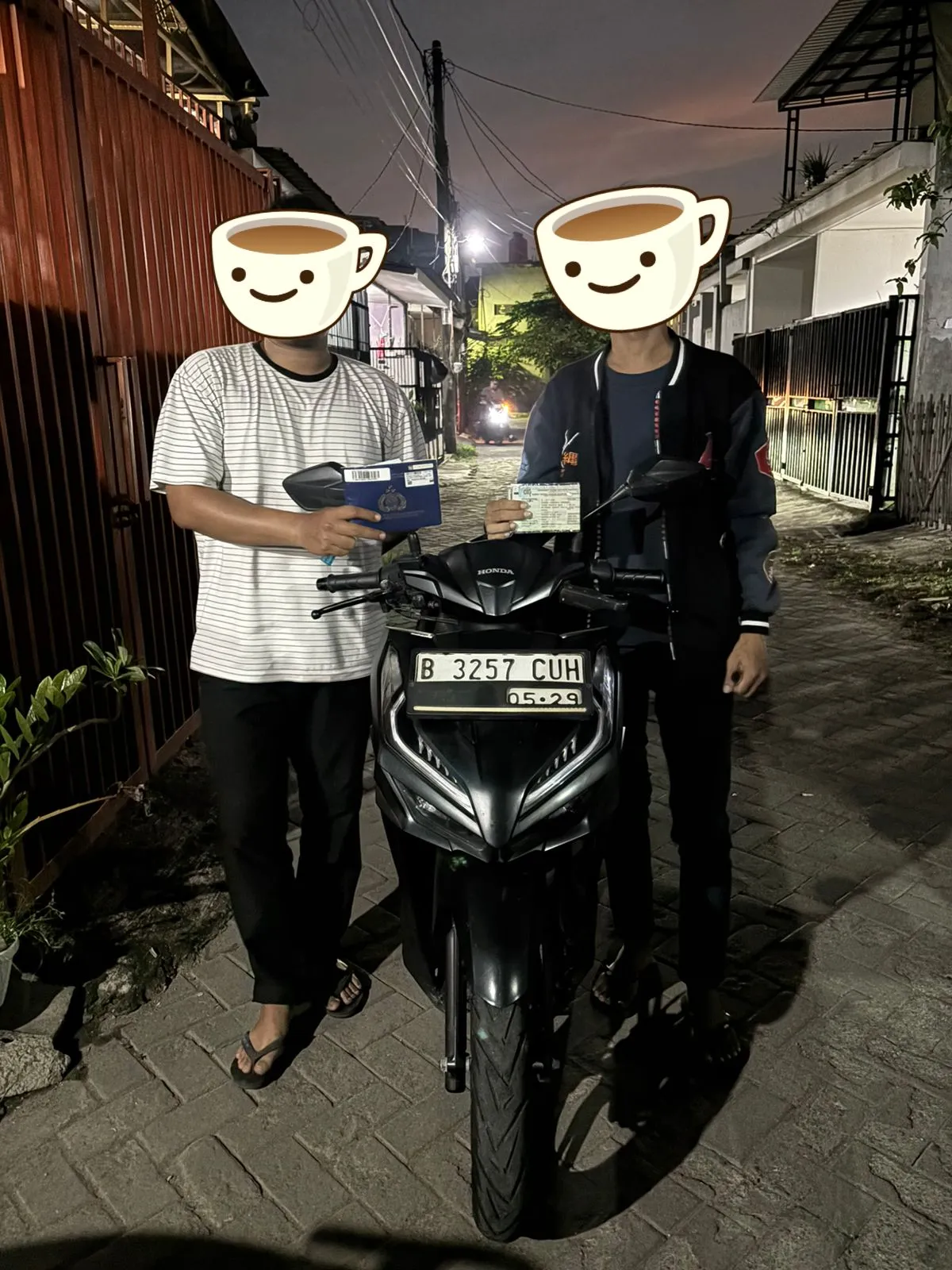 Dokumentasi customer Honda Vario 125cc CBS ISS Keyless 2024 bekas Tangerang Kota