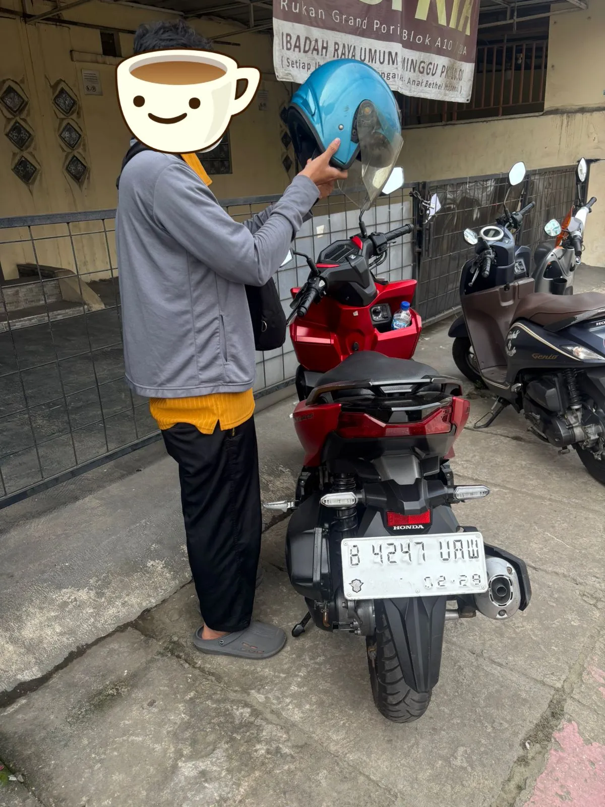 Dokumentasi customer Honda Vario 160cc Keyless 2023 bekas Tangerang Kota